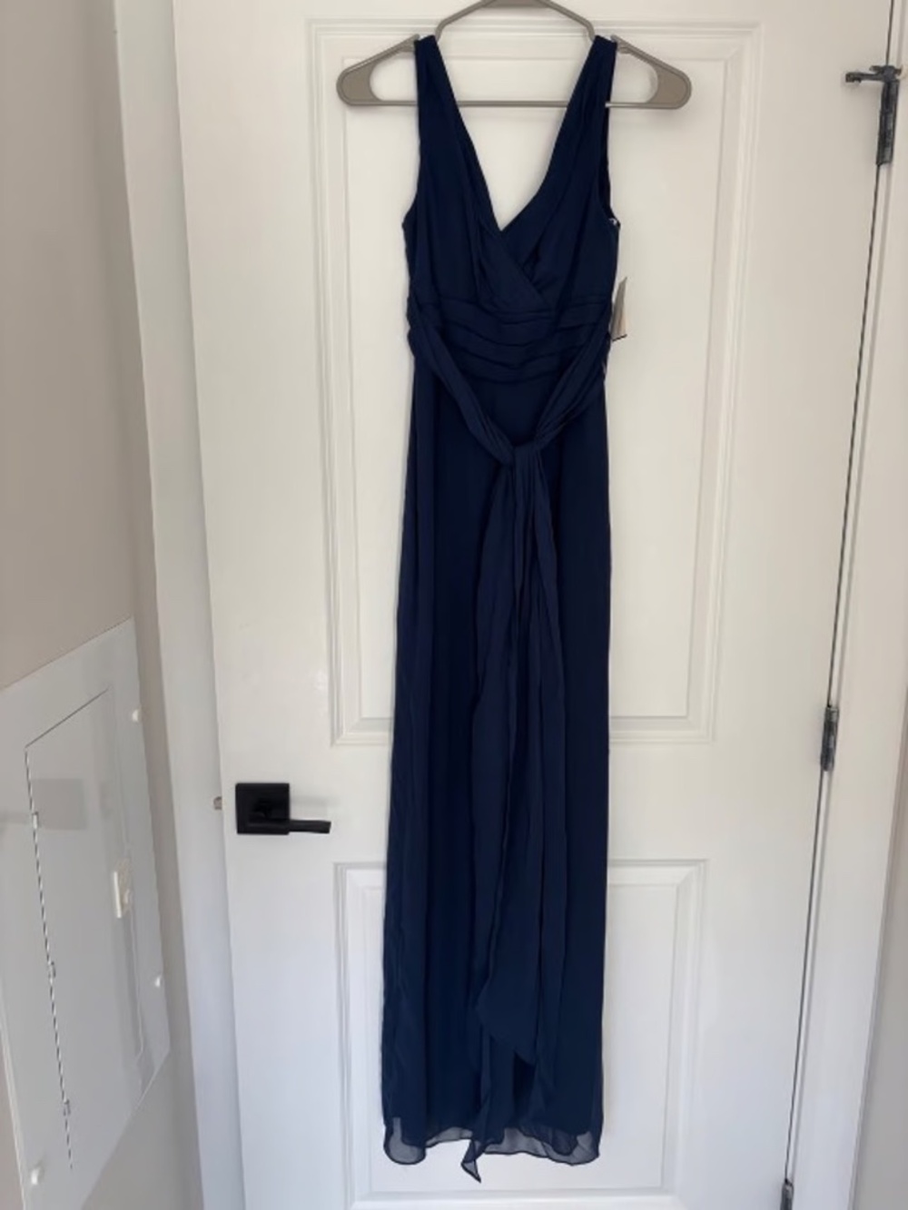 NEW Size 0 David's Bridal navy jumpsuit
